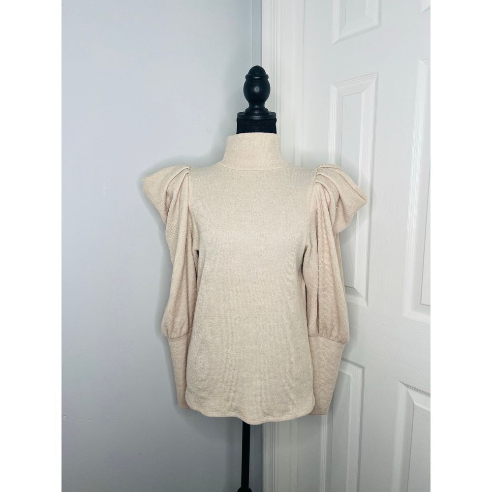 EXPRESS ELEGANT TURTLE NECK BLOUSE‎ SIZE S